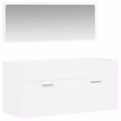 VidaXL 833884, Bianco, Legno, 1000 mm, 385 mm, 460 mm, 100 cm