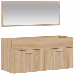 VidaXL 833886, Quercia, Legno, 1000 mm, 385 mm, 460 mm, 100 cm