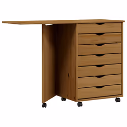 Armadietto Rotante con Scrivania MOSS Miele Legno Massello Pinocod mxl 129789 - Vista aggiuntiva 2