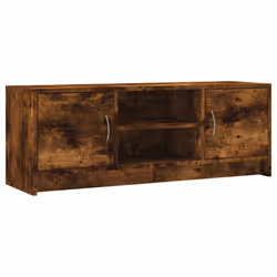 Mobile TV Rovere Fumo 102x30x37,5 cm in Legno Multistratocod mxl 72134 - Vista aggiuntiva 2