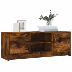 Mobile TV Rovere Fumo 102x30x37,5 cm in Legno Multistratocod mxl 72134 - Vista aggiuntiva 3