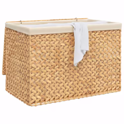 Cesto Portabiancheria a 3 Sezioni 75x42,5x52cm Giacinto d'Acquacod mxl 70483 - Vista aggiuntiva 3