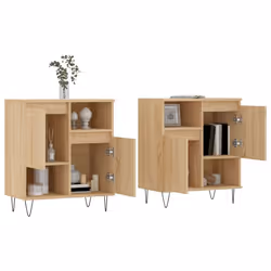vidaXL Credenze 2 pz Rovere Sonoma in Legno Multistrato - Vista aggiuntiva 3