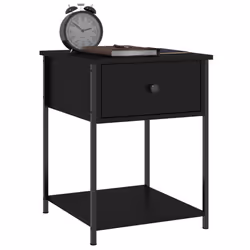 VidaXL 825844 comodino Nero - Vista aggiuntiva 4