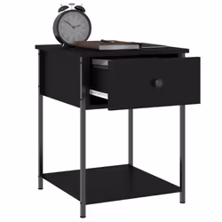 VidaXL 825844 comodino Nero - Vista aggiuntiva 5