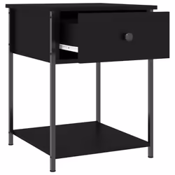 VidaXL 825844 comodino Nero - Vista aggiuntiva 6
