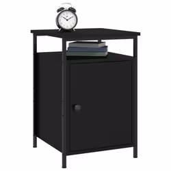 VidaXL 825864 comodino Nero - Vista aggiuntiva 4