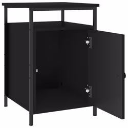 VidaXL 825864 comodino Nero - Vista aggiuntiva 6
