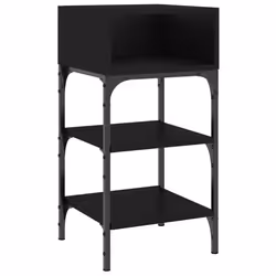 VidaXL 825884 comodino Nero - Vista aggiuntiva 4