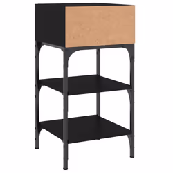 VidaXL 825884 comodino Nero - Vista aggiuntiva 7