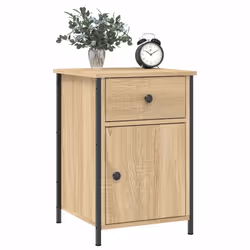 vidaXL Comodini 2 pz Rovere Sonoma 40x42x60 cm in Legno Multistrato - Vista aggiuntiva 3