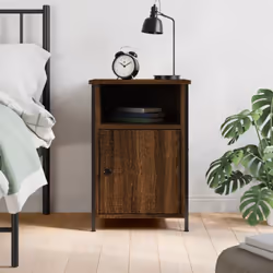 Questo comodino dal design elegante è un'aggiunta senza tempo al vostro arredamento. Materiale resistente: Il legno multistra ...