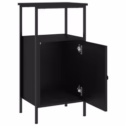 VidaXL 825923 comodino Nero - Vista aggiuntiva 6