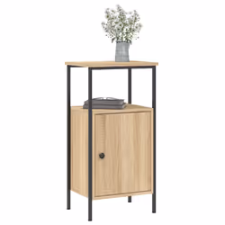 Comodini 2pz Rovere Sonoma 41x31x80 cm in Legno Multistratocod mxl 129923 - Vista aggiuntiva 3