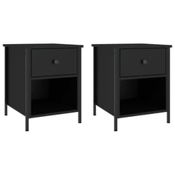 VidaXL 825934 comodino Nero
