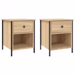 VidaXL 825936, Quercia, Caldaie, Legno, 400 mm, 420 mm, 500 mm, 2 pz