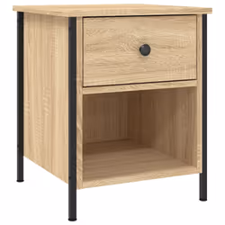 VidaXL 825936 comodino Quercia
