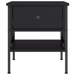 VidaXL 825953 comodino Nero - Vista aggiuntiva 5