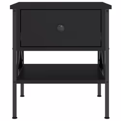 VidaXL 825954 comodino Nero - Vista aggiuntiva 6
