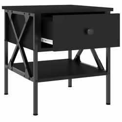 VidaXL 825954 comodino Nero - Vista aggiuntiva 7