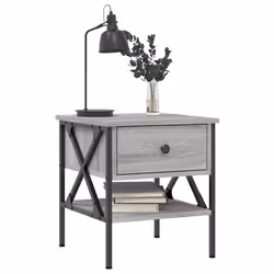 VidaXL 825960 comodino Quercia