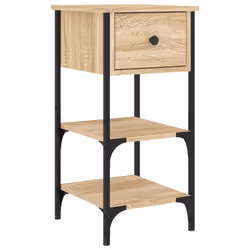 Comodini 2 pz Rovere Sonoma 34x36x70 cm in Legno Multistratocod mxl 82220 - Vista aggiuntiva 3