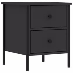 VidaXL 825984 comodino Nero - Vista aggiuntiva 5