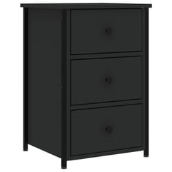 VidaXL 825993 comodino Nero