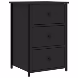 VidaXL 825994 comodino Nero - Vista aggiuntiva 5