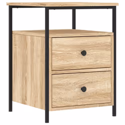 Comodino Rovere Sonoma 44x45x60 cm in Legno Multistratocod mxl 78375 - Vista aggiuntiva 2