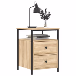 Comodino Rovere Sonoma 44x45x60 cm in Legno Multistratocod mxl 78375 - Vista aggiuntiva 3