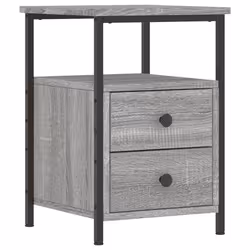 Comodino Grigio Sonoma 34x35,5x50 cm in Legno Multistratocod mxl 102349 - Vista aggiuntiva 2