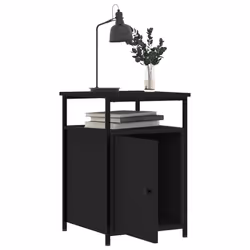 VidaXL 826034 comodino Nero - Vista aggiuntiva 5