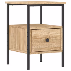Comodino Rovere Sonoma 34x36x50 cm in Legno Multistratocod mxl 82032 - Vista aggiuntiva 2