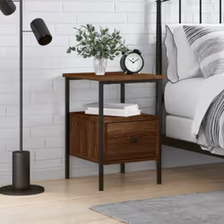 Con un design elegante, questo comodino in legno si adatta facilmente alla vostra camera da letto o soggiorno, e aggiunge un  ...