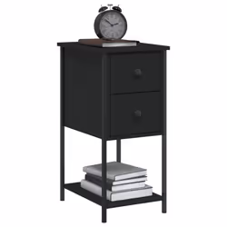 VidaXL 826094 comodino Nero