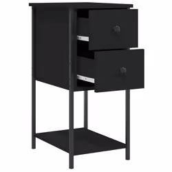 VidaXL 826094 comodino Nero - Vista aggiuntiva 5