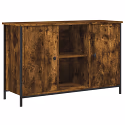 Mobile TV Rovere Fumo 100x35x65 cm in Legno Multistratocod mxl 126508 - Vista aggiuntiva 2