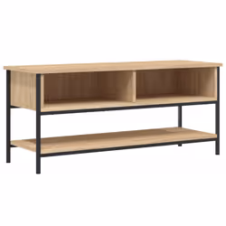 Mobile Porta TV Rovere Sonoma 100x35x45 cm in Legno Multistratocod mxl 70887 - Vista aggiuntiva 2
