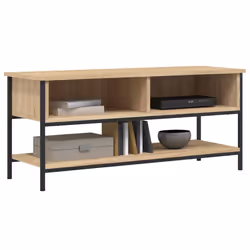 Mobile Porta TV Rovere Sonoma 100x35x45 cm in Legno Multistratocod mxl 70887 - Vista aggiuntiva 3