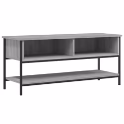 Mobile Porta TV Grigio Sonoma 100x35x45 cm in Legno Multistratocod mxl 70901 - Vista aggiuntiva 2