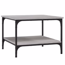 Tavolino da Salotto Grigio Sonoma 55x55x40 cm Legno Multistratocod mxl 118857 - Vista aggiuntiva 2
