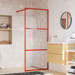 Date un nuovo look estetico al vostro bagno con questa moderna parete per doccia walk in con vetro ESG! Materiale pregiato: L ...