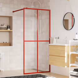 Date un nuovo look estetico al vostro bagno con questa moderna parete per doccia walk in con vetro ESG! Materiale pregiato: L ...