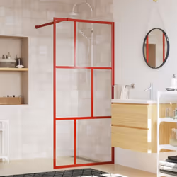 Date un nuovo look estetico al vostro bagno con questa moderna parete per doccia walk in con vetro ESG! Materiale pregiato: L ...