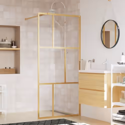 Date un nuovo look estetico al vostro bagno con questa moderna parete per doccia walk in con vetro ESG! Materiale pregiato: L ...