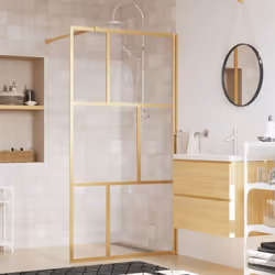 Date un nuovo look estetico al vostro bagno con questa moderna parete per doccia walk in con vetro ESG! Materiale pregiato: L ...