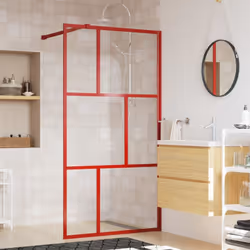 Date un nuovo look estetico al vostro bagno con questa moderna parete per doccia walk in con vetro ESG! Materiale pregiato: L ...