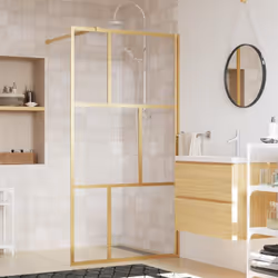 Date un nuovo look estetico al vostro bagno con questa moderna parete per doccia walk in con vetro ESG! Materiale pregiato: L ...