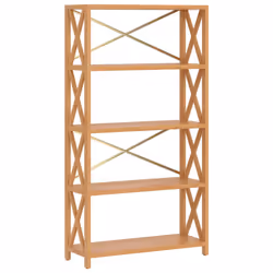 VidaXL 353812, Metallo, Legno, Quercia, 800 mm, 300 mm, 1460 mm